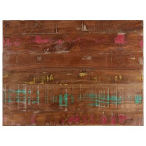 vidaXL Dessus de table 90x50x3 8 cm rectangulaire bois massif récupéré