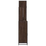 vidaXL Ensemble de meubles de salle de bain 4 Pièces chêne marron