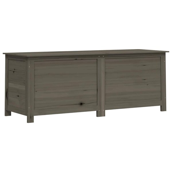 vidaXL Boîte à coussins extérieur Anthracite 150x50x56 cm Sapin massif