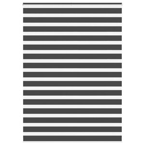 vidaXL Store zèbre noir 160x200 cm largeur du tissu 155 9 cm polyester