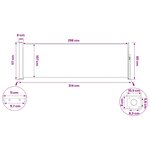 vidaXL Store latéral rétractable 120 x 300 cm Polyester Rectangulaire