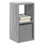 vidaXL Table de chevet avec tiroir Gris Sonoma 25 5 x 22 x 49 5 cm