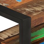 vidaXL Meuble TV 120x30x45 cm Bois massif de récupération