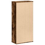 vidaXL Bibliothèque chêne fumé 50x25x105 cm bois d'ingénierie