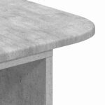 vidaXL Table console Gris béton 93 x 40 x 75 cm Bois d'ingénierie