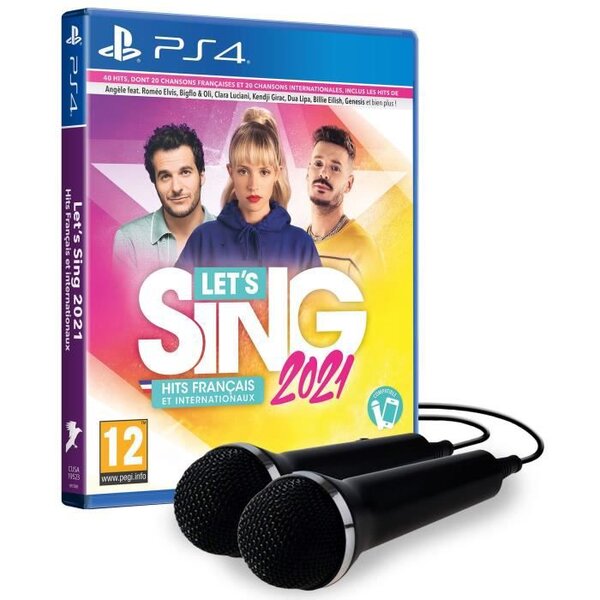Lets Sing 2021 Hits français + 2 Micros Jeu PS4