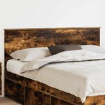 vidaXL Tête de lit Chêne fumé 150 cm Bois d'ingénierie