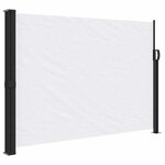 vidaXL Auvent latéral rétractable blanc 140x500 cm