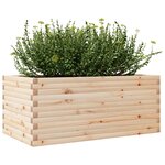 vidaXL Jardinière 110x60x45 5 cm bois de pin massif