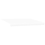 vidaXL Auvent Rétractable Blanc 450 ×350 cm tissu