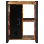 vidaXL Buffet multicolore 55x35x70 cm bois massif récupération