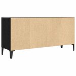 vidaXL Meuble TV Noir 69.5 x 30 x 50 cm Bois d'ingénierie