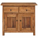 vidaXL Buffet bois d'acajou massif 75x30x65 cm