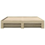 vidaXL Cadre de lit sans matelas chêne sonoma 180x200 cm