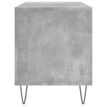 vidaXL Armoire à disques gris béton 100x38x48 cm bois d'ingénierie
