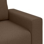 vidaXL Canapé Marron 100 x 77 x 82 cm tissu