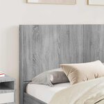vidaXL Tête de lit Sonoma gris