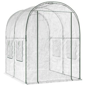 vidaXL Serre avec cadre 160 x 200 x 192 5 cm PVC Transparent