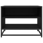 vidaXL Meuble TV Chêne noir 61 x 40 x 46 cm Bois d'ingénierie