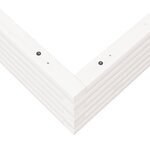 vidaXL Jardinière blanc 100x100x23 cm bois de pin massif