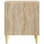 vidaXL Table de chevet 2 pièces Chêne Sonoma 43 x 34 5 x 50 cm