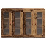 vidaXL Meubles muraux 2 Pièces en bois ancien 69.5 x 34 x 90 cm en bois reconstitué