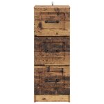 vidaXL Armoire à tiroirs Bois ancien 33 x 34 5 x 87 cm