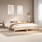 vidaXL Cadre de lit sans matelas 200x200 cm bois massif de pin