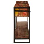 vidaXL Tables console 2 Pièces Multicolore Bois massif de récupération
