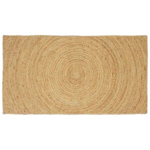 vidaXL Tapis de surface Rectangulaire Marron 60 x 110 cm Jute