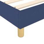 vidaXL Cadre de lit Bleu 120 x 200 cm Tissu