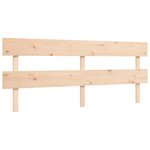 vidaXL Cadre de lit sans matelas 200x200 cm bois massif de pin