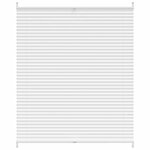 vidaXL Store plissé 110x125 cm Blanc