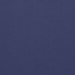 vidaXL Coussins de banc de jardin lot de 2 bleu marine tissu oxford