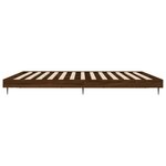 vidaXL Cadre de lit sans matelas chêne marron 150x200 cm