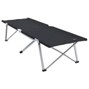 vidaXL Lit de camping pliant Noir 194 x 62 5 x 42 5 cm Oxford et acier
