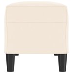 Banc banquette 100 x 35 x 41 cm velours crème 02_0010472