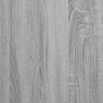 vidaXL Garde-robe avec roues sonoma gris 102x38x110 cm bois ingénierie