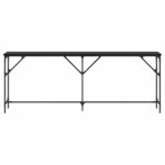 vidaXL Table console Chêne noir 200 x 29 x 75 cm