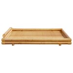 vidaXL Cadre de lit sans matelas bambou 180x200 cm