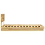vidaXL Cadre de lit avec tête de lit sans matelas 90x200 cm