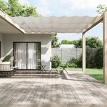 vidaXL Auvent vertical Blanc 180x1200 cm Tissu oxford