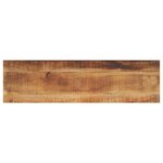 vidaXL Dessus de table rectangulaire bois massif de manguier brut