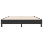 vidaXL Cadre de lit sans matelas noir 140x220 cm velours