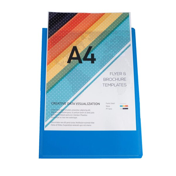 Protège-documents En Polypropylène Semi Rigide Kreacover® Opaque 40 Vues - A4 - Couleurs Assorties - X 20 - Exacompta