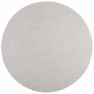 vidaXL Tapis de surface Rond HUARTE Crème et gris Ø 160 CM Polyester
