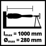 Einhell Tour à bois TC-WW 1000/1 400 W