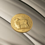 Monnaie FLUFFY SHEEP Lunar Year Or 1000 Togorog Mongolia 2027 (PRÉCOMMANDE)