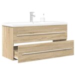 vidaXL Ensemble de meubles de salle de bain 2 Pièces chêne sonoma