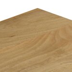 vidaXL Table basse 100x50x35 cm Bois de manguier solide et acier